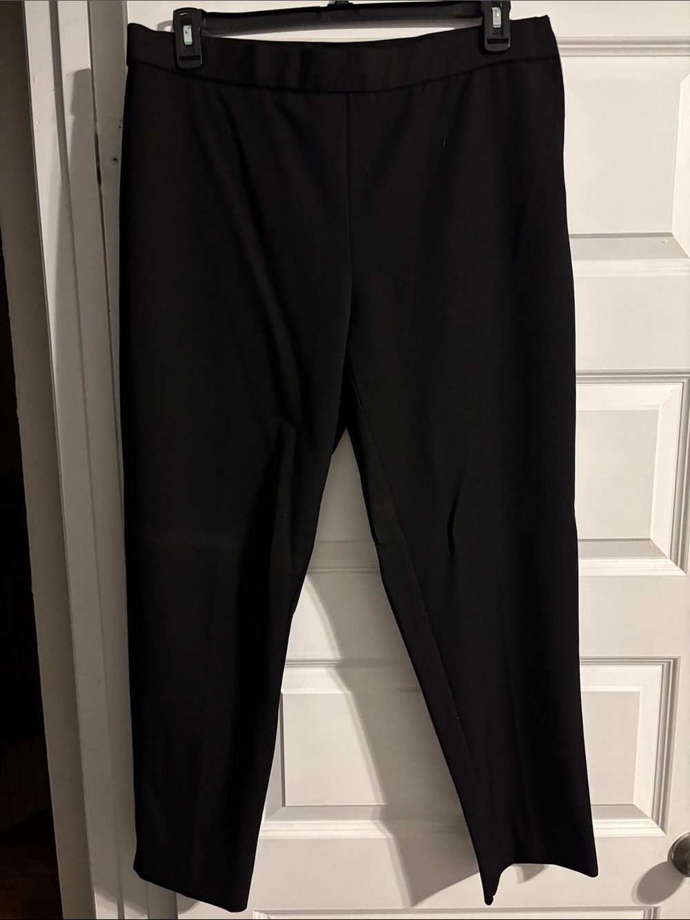 Investments Black Straight-Leg Pull-On Pants